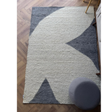 Isla Grey Ivory Boucle Wool Rug