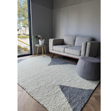Isla Grey Ivory Boucle Wool Rug