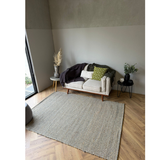 Marina Grey Wool Jute Area Rug