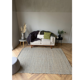 Marina Grey Wool Jute Area Rug