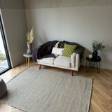 Marina Grey Wool Jute Area Rug