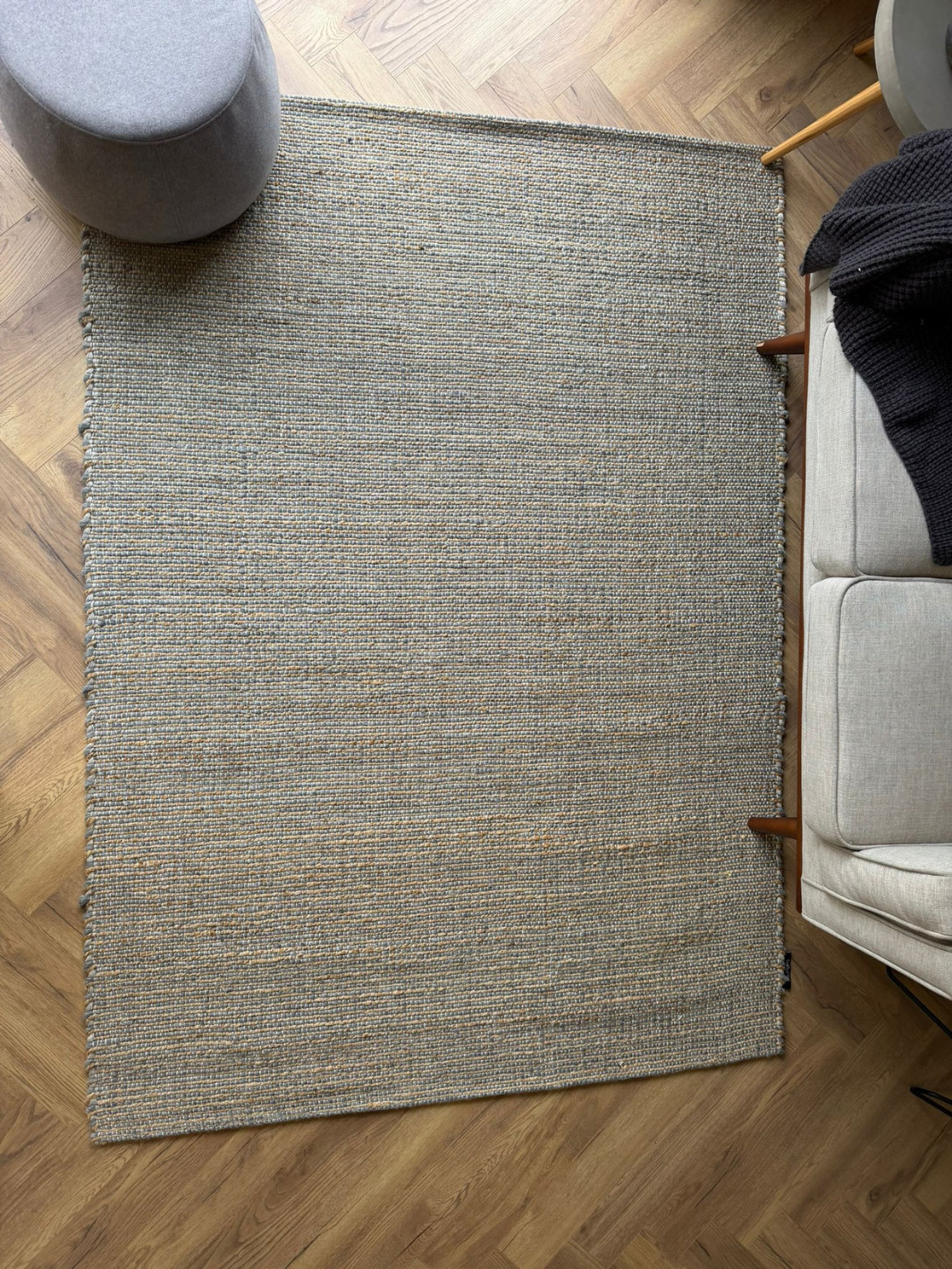 Marina Light Brown Wool Jute Area Rug