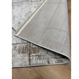 Medina Cream Gold Geometric Line Rug