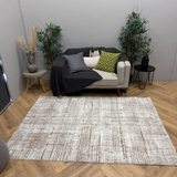 Medina Cream Gold Modern Textured Rug
