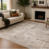 Medina Cream Gold Modern Textured Rug
