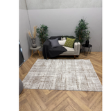 Medina Cream Gold Modern Textured Rug