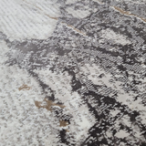 Medina Dark Vizon Gold Marble Wash Pattern Rug