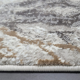 Medina Dark Vizon Gold Marble Wash Pattern Rug