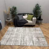 Medina Green Modern Textured Rug