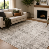 Medina Green Modern Textured Rug