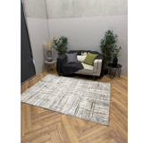 Medina Green Modern Textured Rug