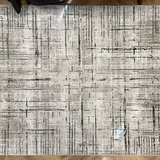 Medina Green Modern Textured Rug