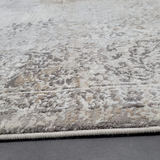 Medina Grey Gold Medallion Transitional Rug