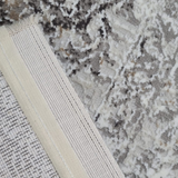 Medina Grey Gold Medallion Transitional Rug