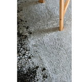 Medina Grey Black Geometric Diamond Lattice Rug
