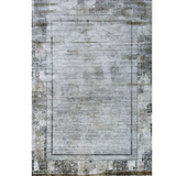 Medina Dark Beige Gold Modern Bordered Rug