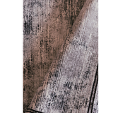 Medina Grey Black Modern Bordered Rug