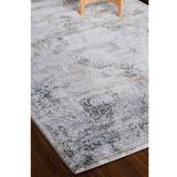 Medina Multi Distressed Medallion Transitional Rug