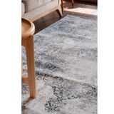 Medina Multi Distressed Medallion Transitional Rug