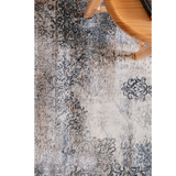 Medina Multi Distressed Medallion Transitional Rug