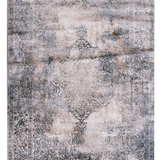 Medina Multi Distressed Medallion Transitional Rug