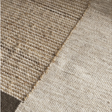Isla Neutral Geometric Shapes Wool Jute Rug