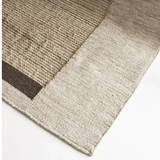 Isla Neutral Geometric Shapes Wool Jute Rug