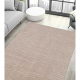 Moopy Beige Textured Lines Rug