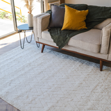 Moopy Cream Chevron Pattern Rug