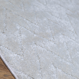 Moopy Cream Chevron Pattern Rug