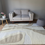 Isla Multi Beige Wool Rug