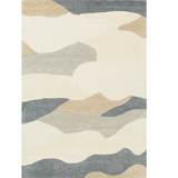 Isla Multicolour Neutral Flow Wool Rug