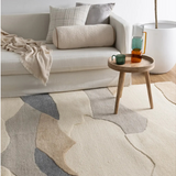 Isla Multicolour Neutral Flow Wool Rug