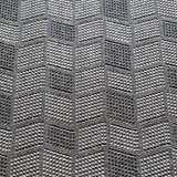 Nikko Grey Chevron Pattern Rug