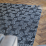 Nikko Grey Chevron Pattern Rug