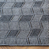 Nikko Grey Chevron Pattern Rug