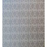 Nikko Grey Cream Triangle Pattern Rug