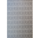 Nikko Grey Cream Triangle Pattern Rug