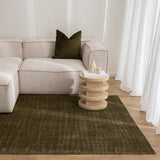 Haven Olive Green Indoor Outdoor Rug