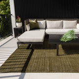 Haven Olive Green Indoor Outdoor Rug