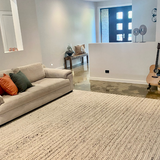 Olivia Natural Braided Pattern Wool Rug