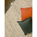 Olivia Natural Braided Pattern Wool Rug