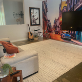 Olivia Natural Braided Pattern Wool Rug