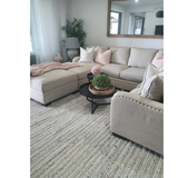 Olivia Natural Braided Pattern Wool Rug