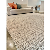 Olivia Natural Braided Pattern Wool Rug