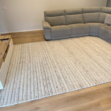 Olivia Natural Braided Pattern Wool Rug