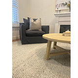 Olivia Natural Bubble Pattern Wool Rug