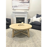 Olivia Natural Bubble Pattern Wool Rug