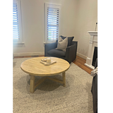 Olivia Natural Bubble Pattern Wool Rug