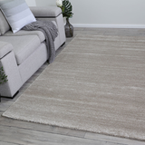 Pria Beige Textured Modern Rug